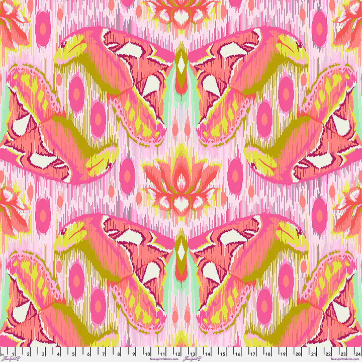 Vorbestellung - FreeSpirit - Tula Pink - Down to Earth - Mothorized User in Afterglow (extrabreiter Rückseitenstoff) (Auslieferung März 2027)