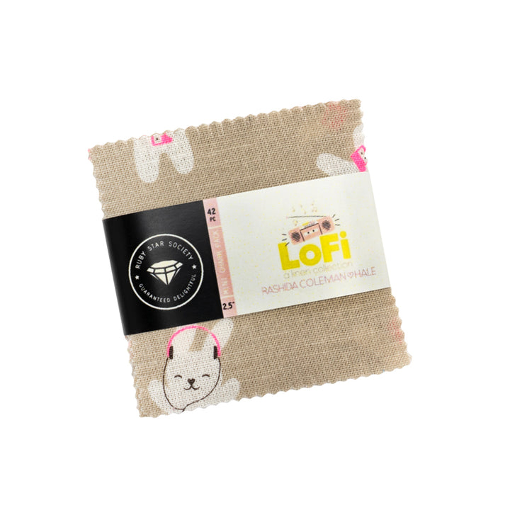 Ruby Star Society - Rashida Coleman-Hale - Lofi Linen - Mini Charm Pack (42-teilig)