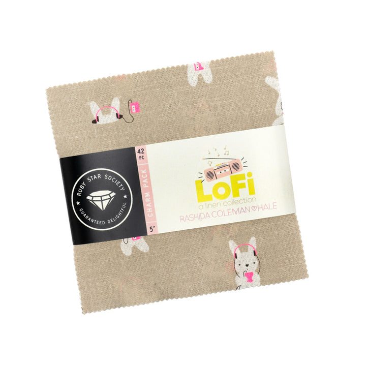 Ruby Star Society -  Rashida Coleman-Hale- Lofi Linen - Charm Pack (42-teilig)