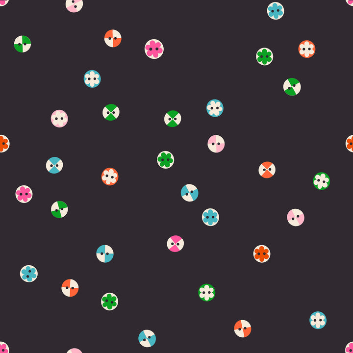Ruby Star Society - Collaborative Collection - 1-800-Notion - Button in Soft Black