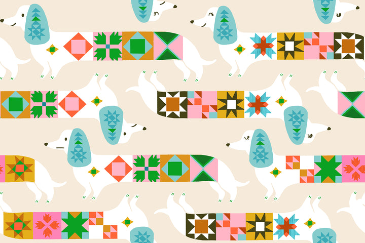 Ruby Star Society - Collaborative Collection - 1-800-Notion - Quilty Dog in Shell