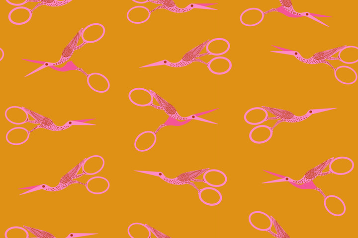 Ruby Star Society - Collaborative Collection - 1-800-Notion - Stork Scissors in Honey