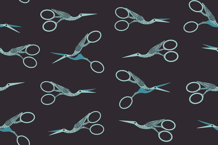 Ruby Star Society - Collaborative Collection - 1-800-Notion - Stork Scissors in Soft Black