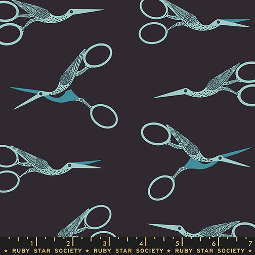 Ruby Star Society - Collaborative Collection - 1-800-Notion - Stork Scissors in Soft Black