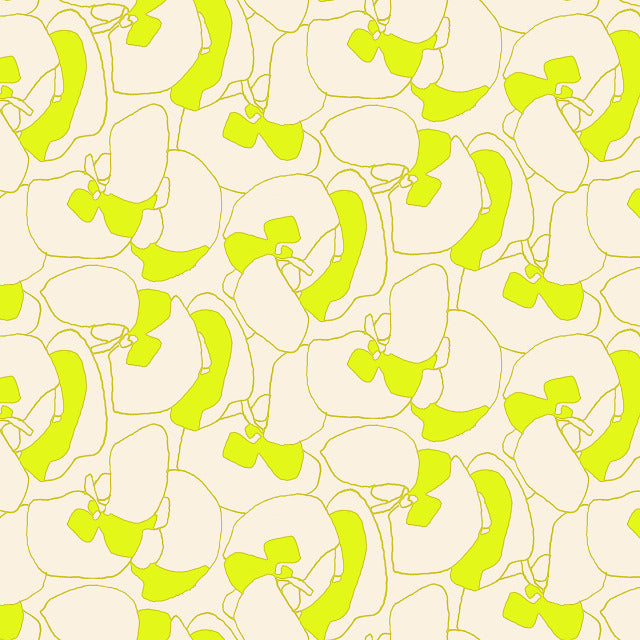 Ruby Star Society - Carolyn Friedlander - Memento - Seagrapes in Neon Yellow