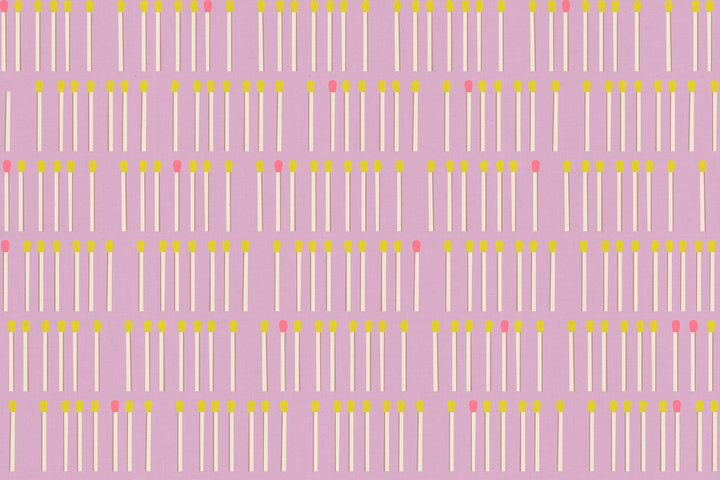 Ruby Star Society - Rashida Coleman-Hale - Lofi Linen - Wisteria Meet your Match (85% BW und 15% Leinen)