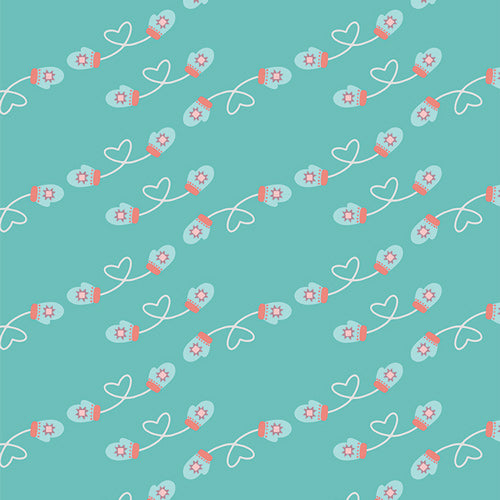 Art Gallery Fabrics - AGF Studio - Frost &amp; Fir - Mitten Smitten