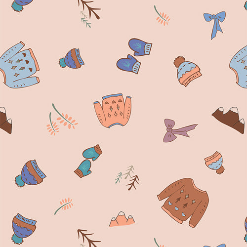 Art Gallery Fabrics - AGF Studio - Frost &amp; Fir - Woolens Toss