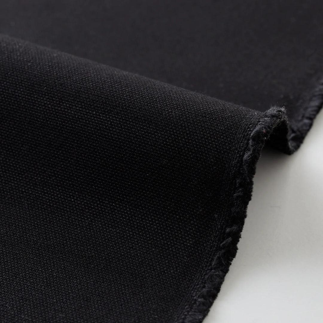 Kokka - Nuno to Mono - 9,5 Sailcloth in Black