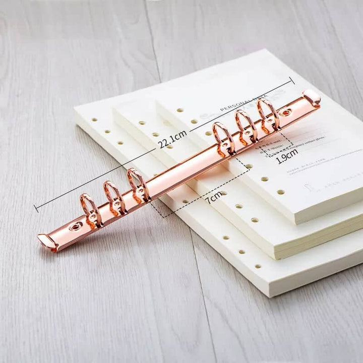 Ringbuchmechanik Roségold A5