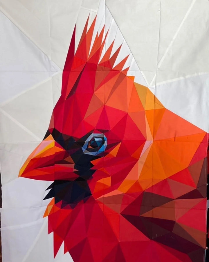 Patchwork-Schnittmuster - Legit Kits - "Legit Cardinal "(Foundation Paper Piecing)