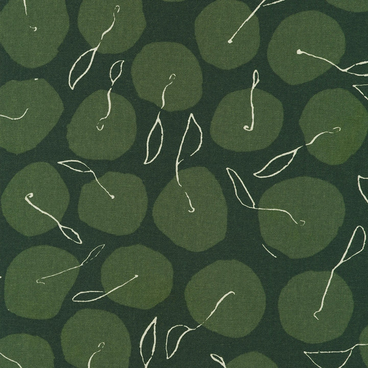 Robert Kaufmann - Anna Graham/Noodlehead - Orchard Run - Fruit in Green (Canvas)