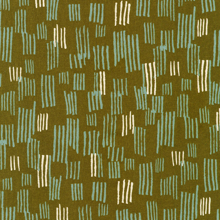 Robert Kaufmann - Anna Graham/Noodlehead - Orchard Run - Lines in Brown (Canvas)