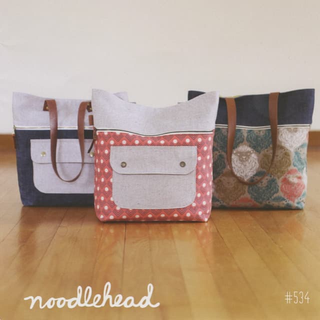 Schnittmuster "Caravan Tote" von Noodlehead (englisch)
