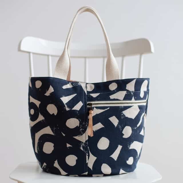 Schnittmuster "Crescent Tote" von Noodlehead (englisch)
