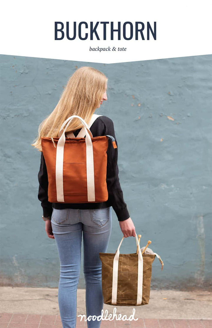 Schnittmuster "Buckthorn Backpack and Tote" von Noodlehead (englisch)