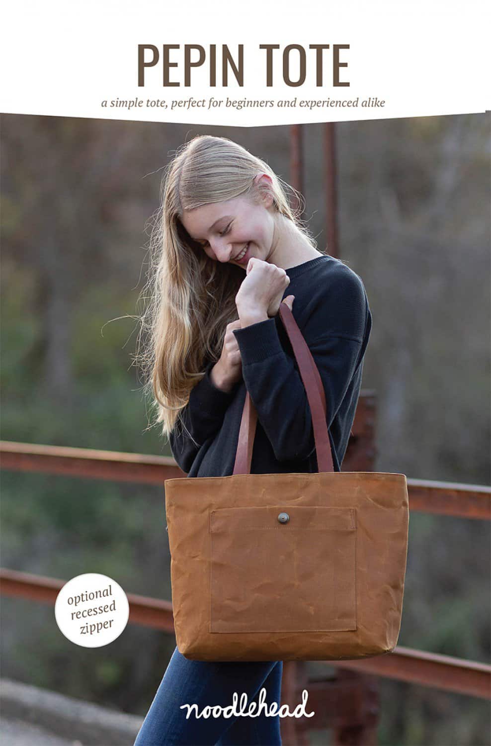 Schnittmuster "Pepin Tote" von Noodlehead (englisch)