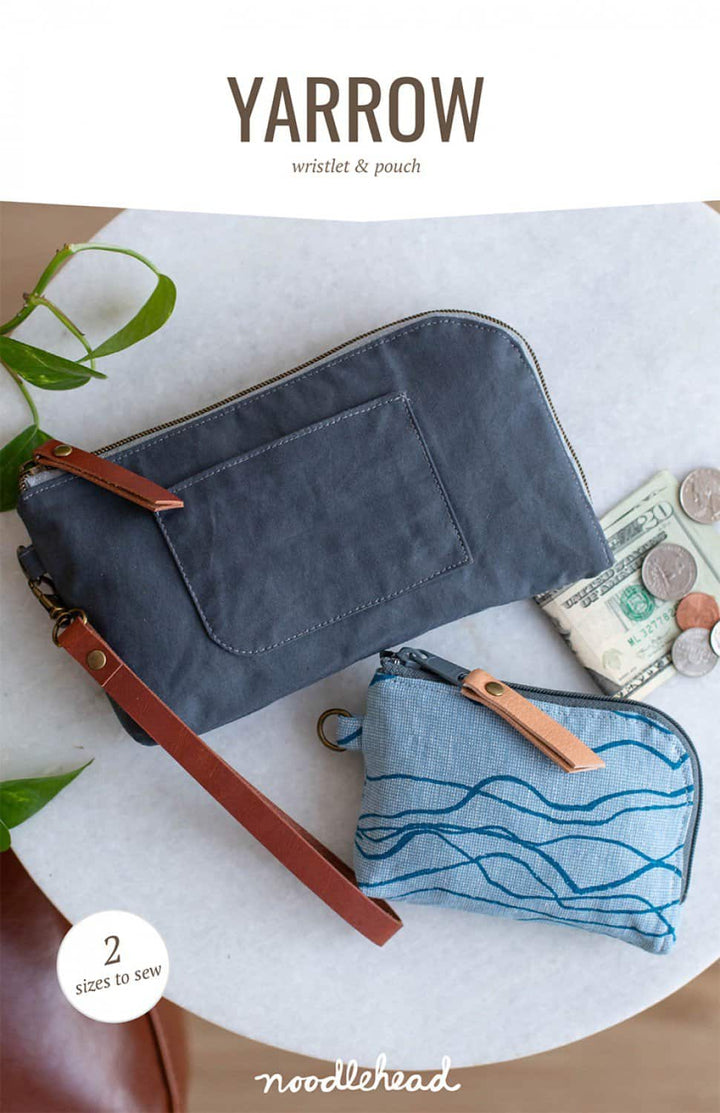 Schnittmuster "Yarrow Wristlet and Pouch" von Noodlehead (englisch)