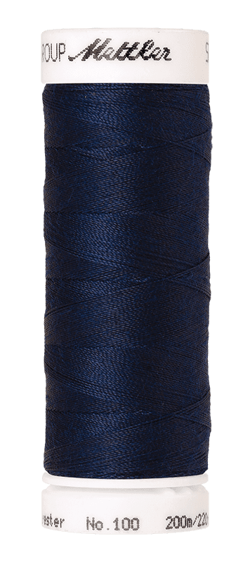 Mettler Seralon No.100 - Set mit 4 Spulen je 200 Meter - Blau