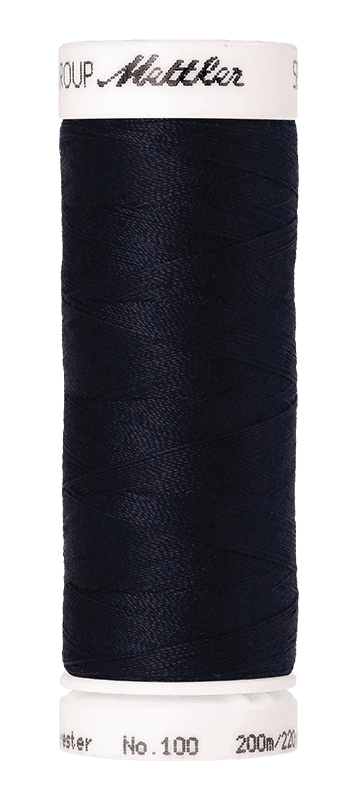 Mettler Seralon No.100 - Set mit 4 Spulen je 200 Meter - Blau