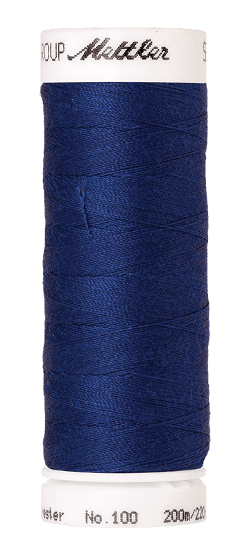 Mettler Seralon No.100 - Set mit 4 Spulen je 200 Meter - Blau