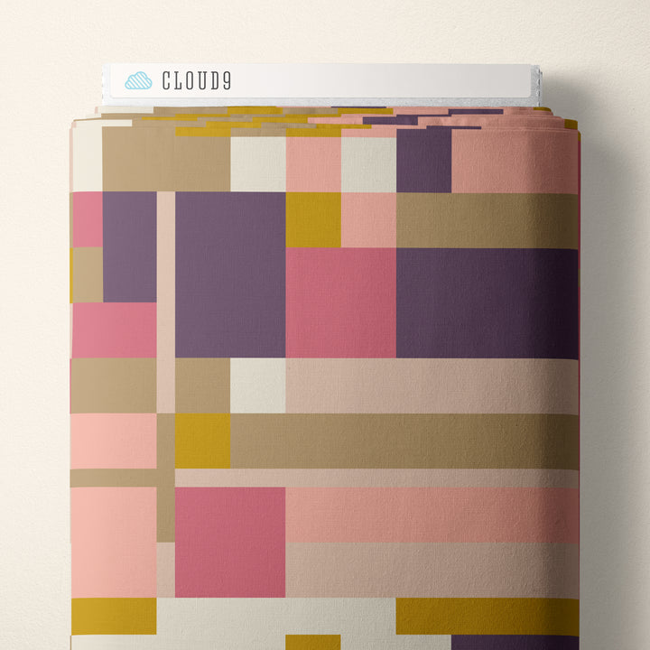 Cloud9 - Frank Lloyd Wright - American Bold - Oak Park in Pink/Purple