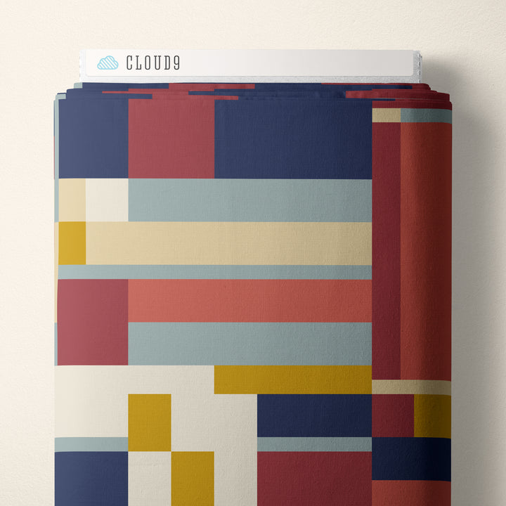 Cloud9 - Frank Lloyd Wright - American Bold - Oak Park in Red/Navy