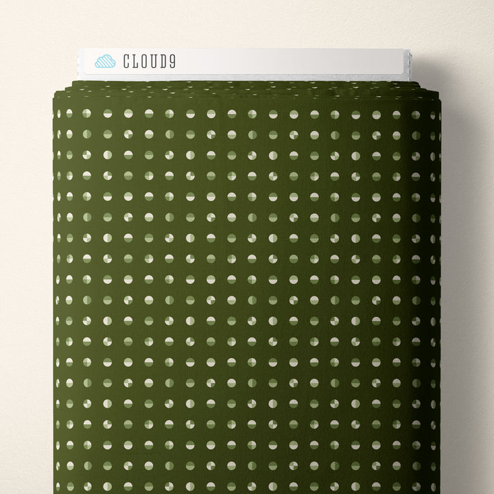 Cloud9 - Frank Lloyd Wright - American Bold - Circular in Quite Green