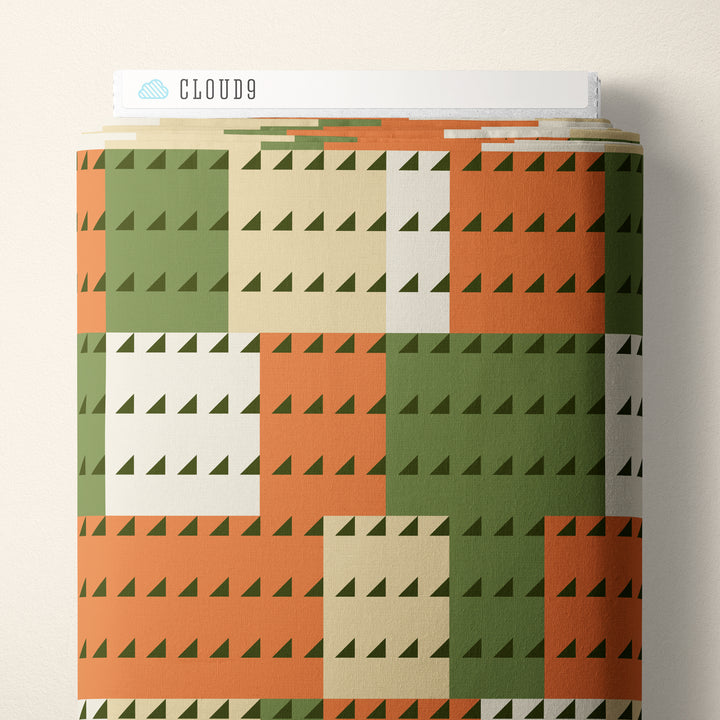 Cloud9 - Frank Lloyd Wright - American Bold - Imperial in Green/Rust