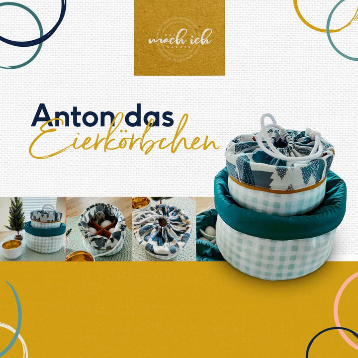 Nähanleitung - Anton das Eierkörbchen - eBook