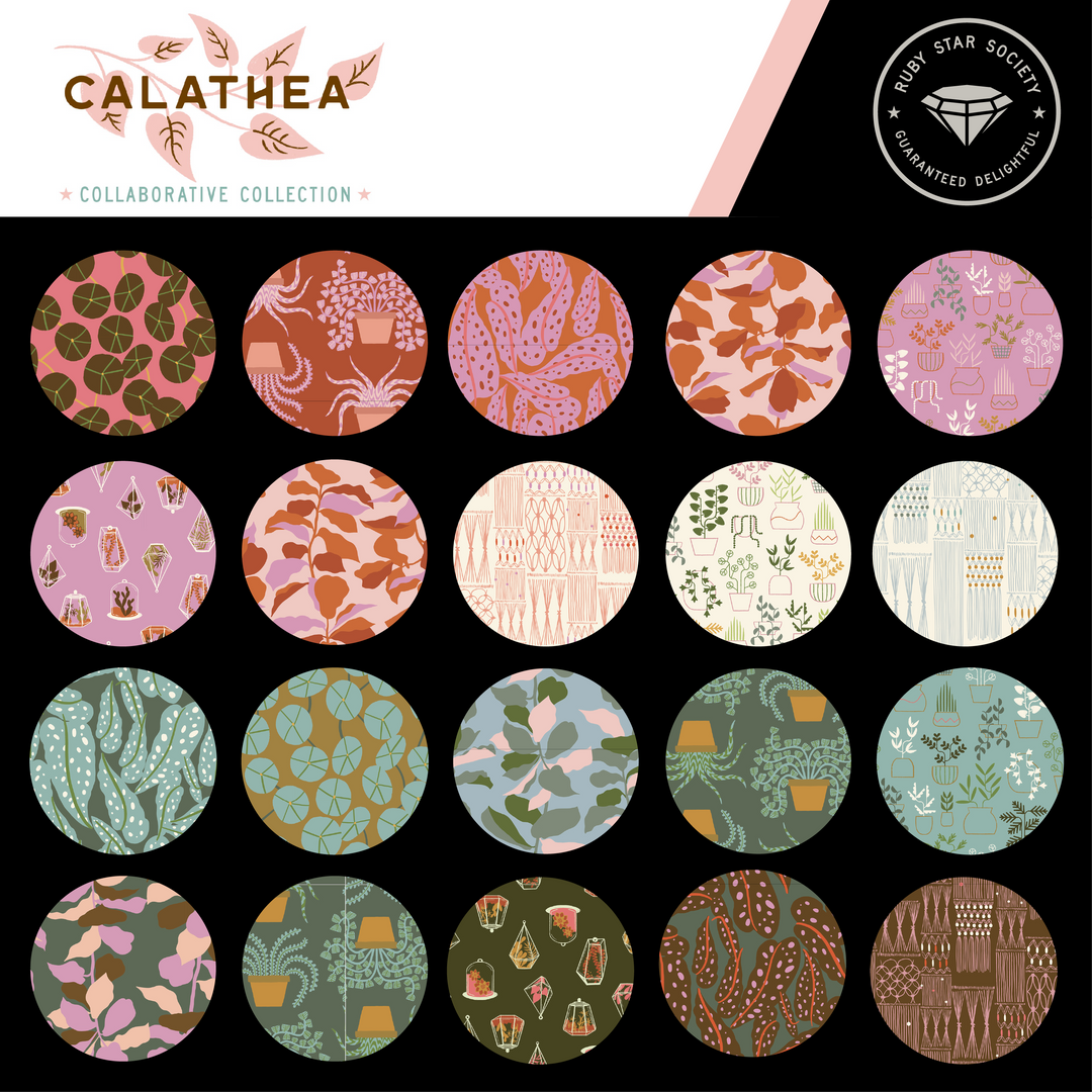 Ruby Star Society - Collaborative Collection - Calathea - Pilea in Strawberry
