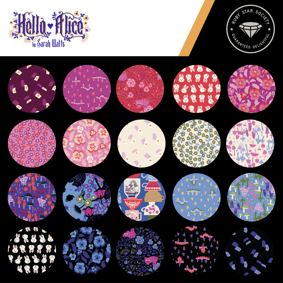 Ruby Star Society - Sarah Watts - Hello Alice - Rabbit Hole in Lindley Blue
