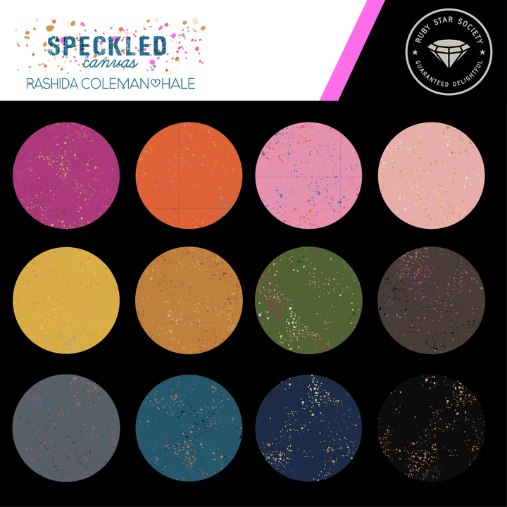 Ruby Star Society - Rashida Coleman Hale - Speckled Canvas - Sarah Green (Canvas)