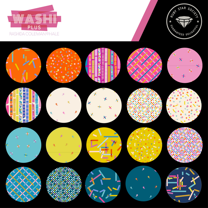Ruby Star Society - Rashida Coleman Hale - Washi Plus - Washi in Bluebell