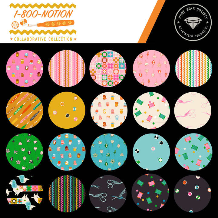 Ruby Star Society - Collaborative Collection - 1-800-Notion - Sew Cute in Shell