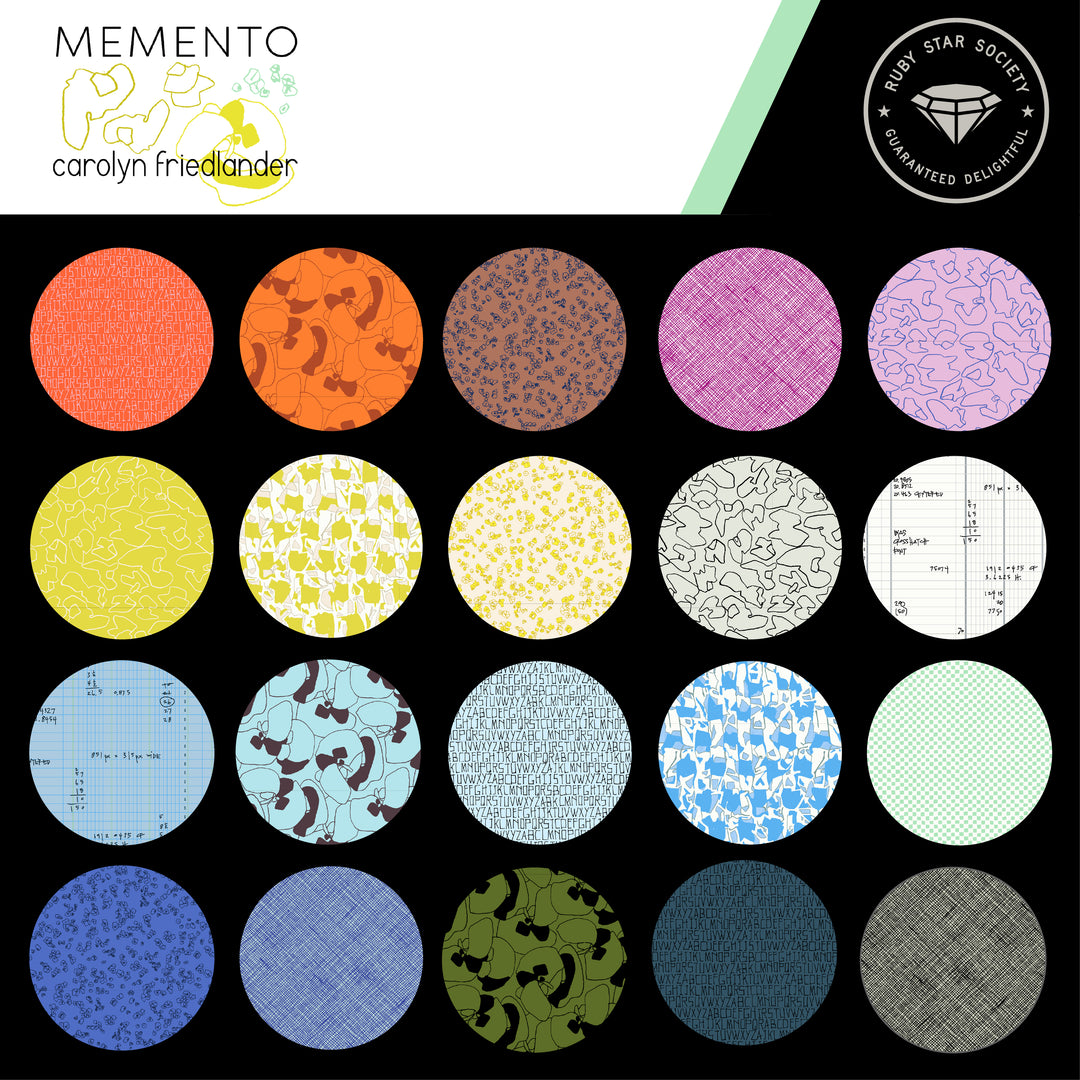 Ruby Star Society - Carolyn Friedlander - Memento - Crosshatch in Lavender