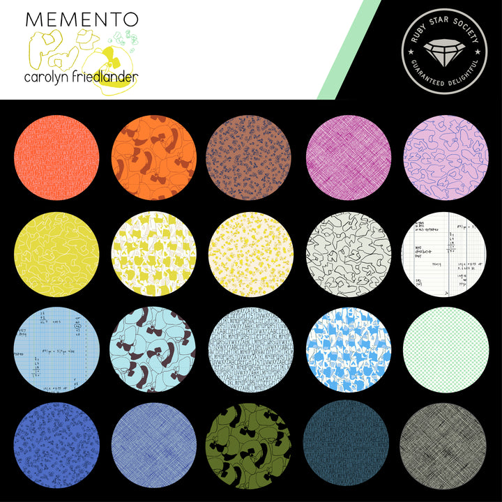 Ruby Star Society - Carolyn Friedlander - Memento - Crosshatch in Lavender