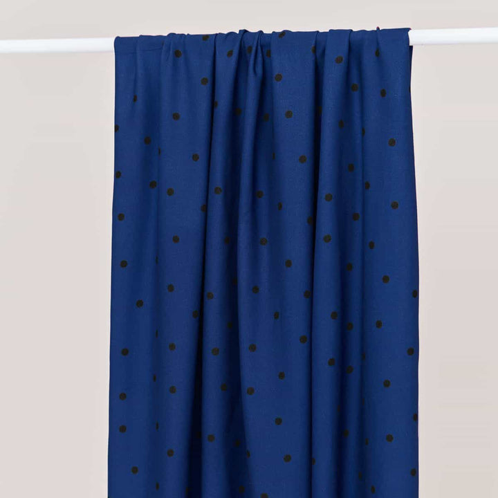 Mind the Maker - Jolly Dots in Cobalt Blue - Viskose
