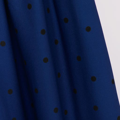 Mind the Maker - Jolly Dots in Cobalt Blue - Viskose