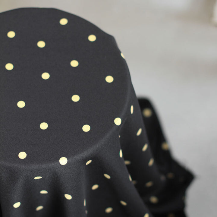 Mind the Maker - Jolly Dots in Black - Viskose