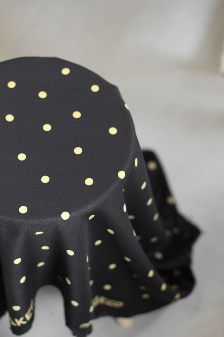 Mind the Maker - Jolly Dots in Black - Viskose