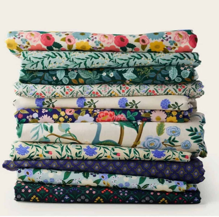 Rifle Paper Co. - Vintage Garden - Peacock - Hunter Metallic