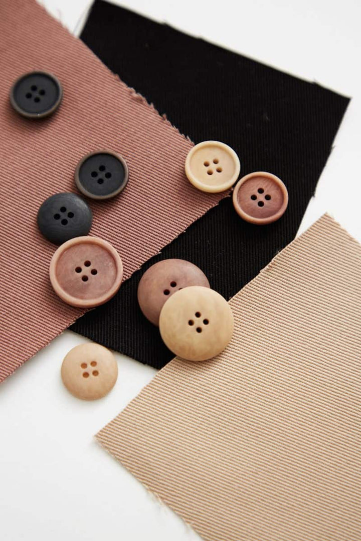 Mind the Maker - Blaze Corozo Button 15mm in Olive Green