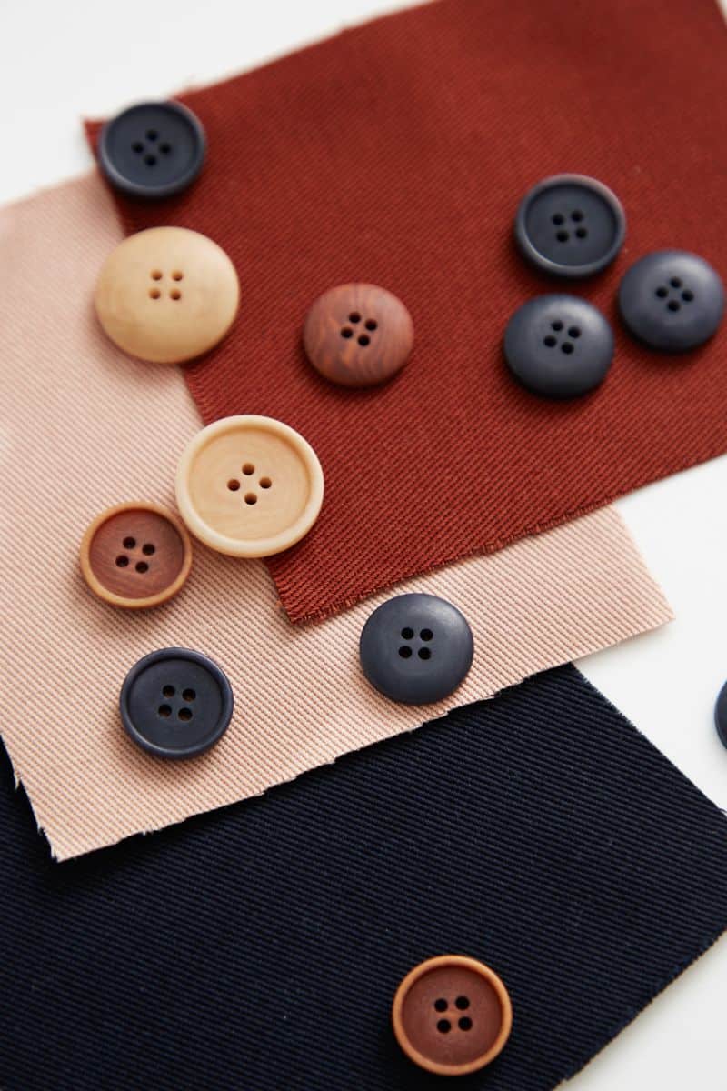 Mind the Maker - Blaze Corozo Button 15mm in Olive Green