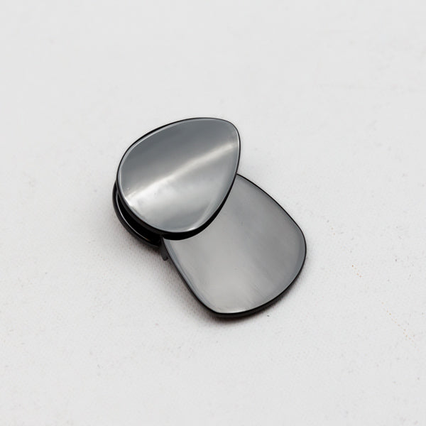Steckschloss "Borkum" in Gunmetal (31mm breit)