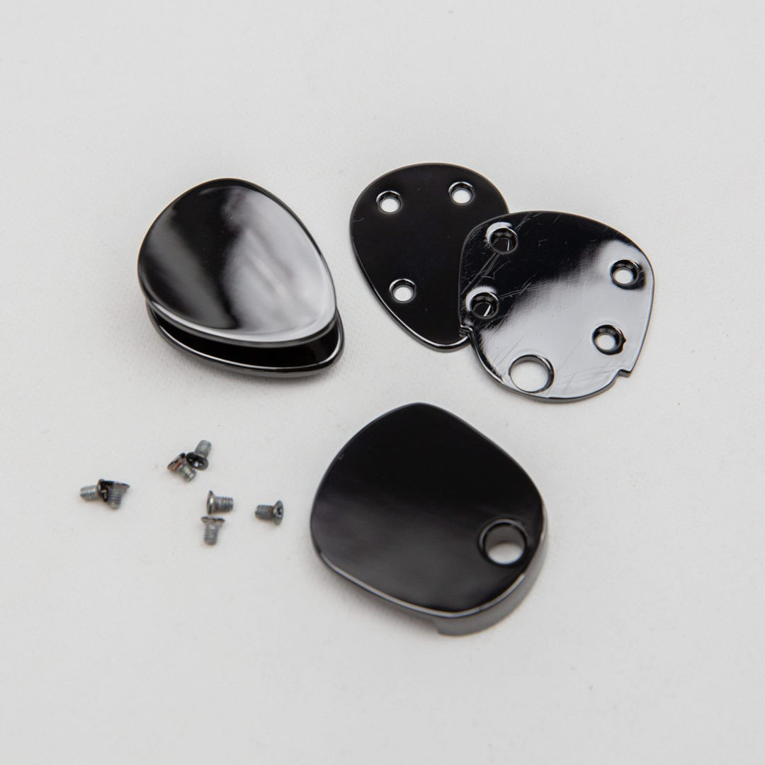 Steckschloss "Borkum" in Gunmetal (31mm breit)