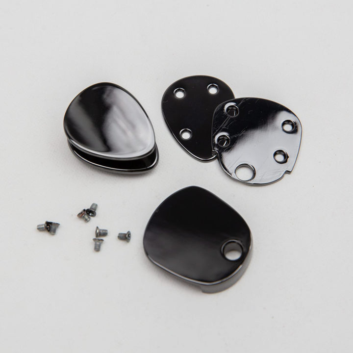 Steckschloss "Borkum" in Gunmetal (31mm breit)