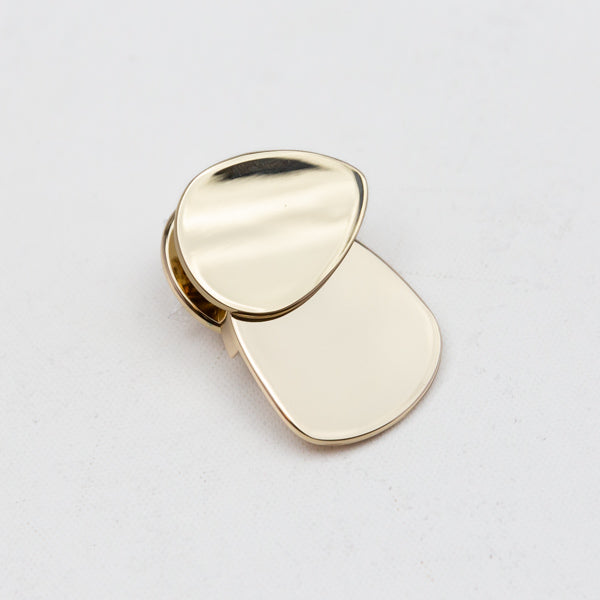 Steckschloss "Borkum" in Light Gold (31mm breit)