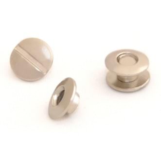 Ringbuchmechanik Silber A4 mit Patronenknopf