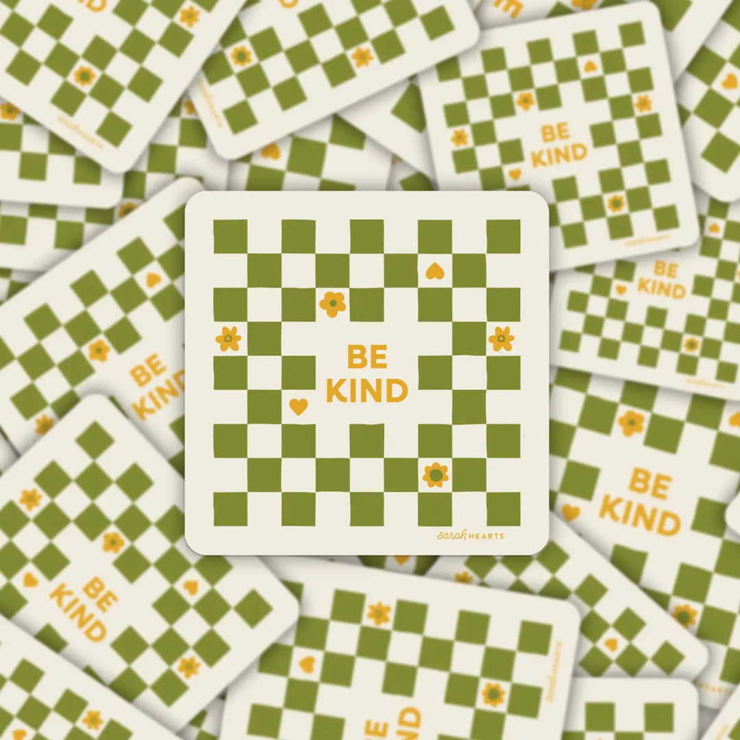 Sticker von Sarah Hearts: Be Kind